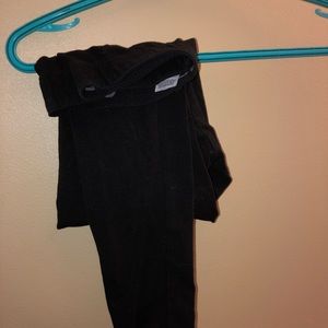 black garage full length leggings